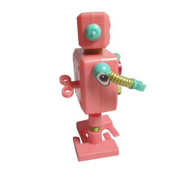 Our Generational Doll Pink Wind Up Toy Robot Does NOT Walk Spring Issues - Picture 3 of 5